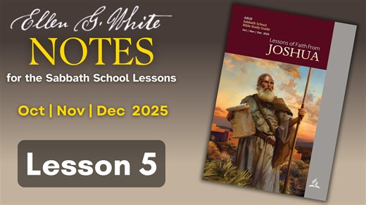 2025 Q4 Lesson 5 – EGW Notes – God Fights for You – Audio by Carla Morris 00:00 | Sabbath Afternoon, October 25 03:12 | Sunday, October 26 07:29 | Monday, October 27 11:35 | Tuesday, October 28 15:10 | Wednesday, October 29 18:03 | Thursday, October 30 21:22 | Friday, October 31 In this video we have the text of the Ellen G. White quotes for the Sabbath School lesson synced with the audio from the E. G. White Audio website. 🎙️ Support E.G. White Audio's Mission Expansion https://gofund.me/fcdeb
