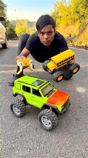New School bus And Moka SUV Remote Control off-road Car Unboxing 🥺