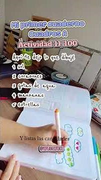 Cuaderno Cuadros A / Actividad 11/100