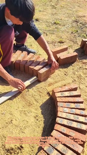 DIY Circular Flower Bed: Bricks + Simple Compass Hack!