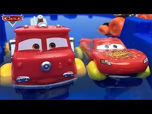 NUEVO JUGUETE DE AGUA AQUAPLAY CON BARCO - RAYO MCQUEEN MACK Y RED SE VAN A UN PARQUE ACUATICO