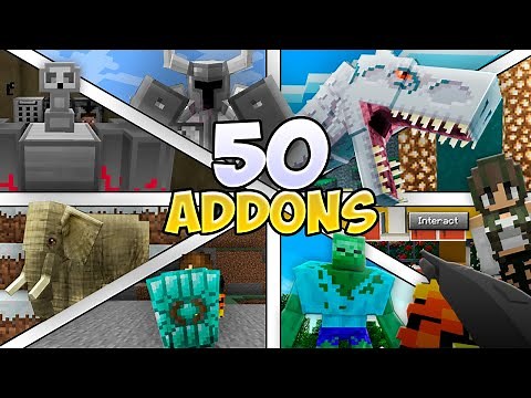 🌟 Los 50 MEJORES MODS | TOP 50 ADDONS para MINECRAFT PE (Bedrock) 1.16.220+ [Especial 10k]