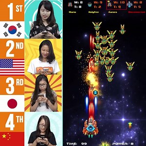 install to fight with real players worldwide! | Galaxy Attack: Alien Shooter