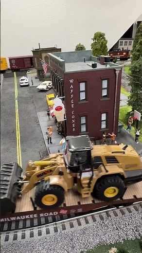The amount of detail in this model train setup blew my mind #trainenthusiast #diorama 🚂