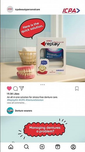 Daily Denture Care Made Simple | The Complete Replay Denture Kit | ICPA Health