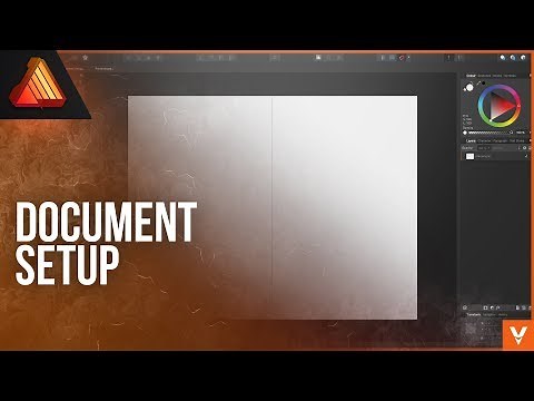 Affinity Publisher Tutorial - How to setup a document