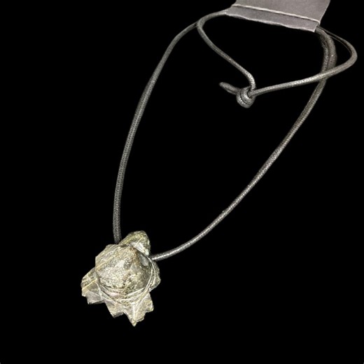 Carved Turtle Island Pendant on Cord - Etsy