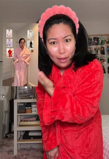 This robe is just really soft and just want to live in this all day #robe #bathrobe #shower