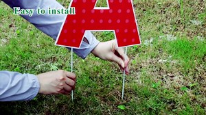 Remiawy Happy Birthday Yard Sign with Stakes - 16pcs Happy Birthday Yard Sign, Personalized Yard Birthday Signs Colorful Weatherproof Birthday Lawn Sign for Outdoor Yard Decorations Garden Party