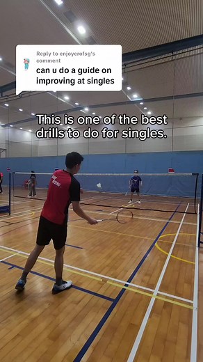 Best Badminton Drill for Singles Training