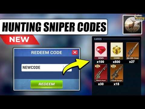 HUNTING SNIPER CODES 2026 🎁 NEW VALID REDEMPTION CODES HUNTING SNIPER