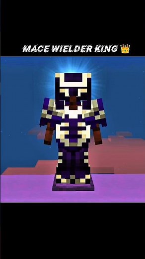 MACE WIELDER KING 👑 Minecraft_Armor_Trim_Combination #minecraft