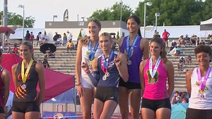 Transgender athlete competes in track meet