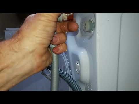 HOW TO DISCONNECT THE WASHING MACHINE HOSE