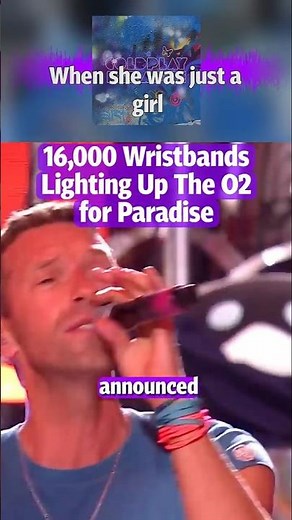 16,000 Wristbands Lighting Up The O2 for Paradise 🌟
