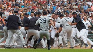 Yankees and Tigers brawl in Motown