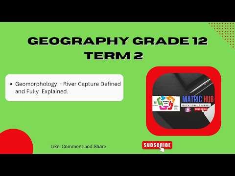 Geography Grade 12 Term 2 - River Capture Defined, Demonstrated and Fully Explained.