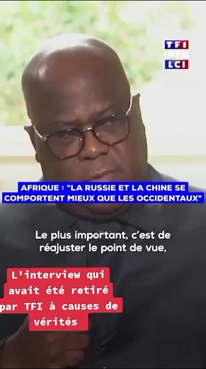 Interview de Félix Tshisekedi sur les vérités africaines
