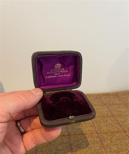 Tooled Leather Antique Jewellery Box. Victorian Jewelry Box for a Brooch. Vintage Jewellers Brooch Box. Presentation Case - Etsy