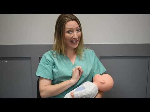 Breastfeeding positions and latch