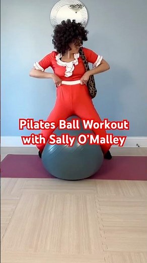 Pilates ball workout with Sally O’Malley