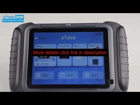 XTOOL D8W Car Diagnostic Tools,ECU Coding,Key Programmer,VAG Guided,Topology Mappping,Bi-directiona