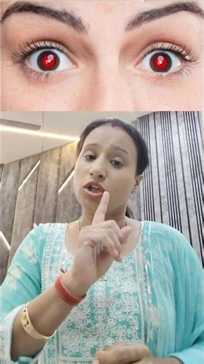 Why do people sometimes have glowing red eyes in photos taken with a camera flash?#physics #explore