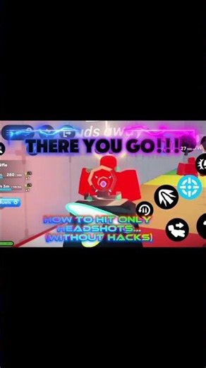 how to hit only headshots in Rivals #roblox #rivals