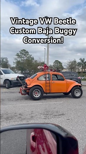 Check out this custom VW Beetle Baja Buggy Conversion! #volkswagen #vw #vwbeetle #beetle #baja #cars