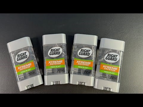 Right Guard Xtreme Defense Antiperspirant Deodorant Gel - 1 Minute Review