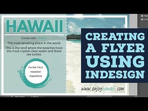 Creating a Easy to Make Flyer Using InDesign