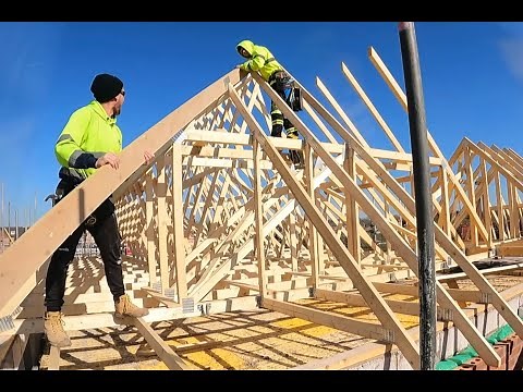 How To Fit A Hip Rafter On Trussed Roof! (step by step)