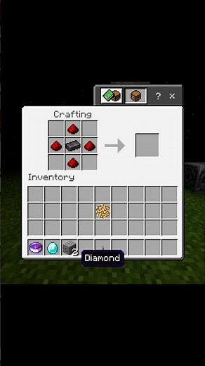 How To Make A Redstone Lamp In Minecraft! 💡⚡ #minecraft #gaming #craft