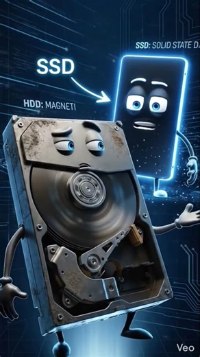 HDD vs SSD | Computer Fundamental #shorts #computerzone #viralshorts #knowledgecomputer