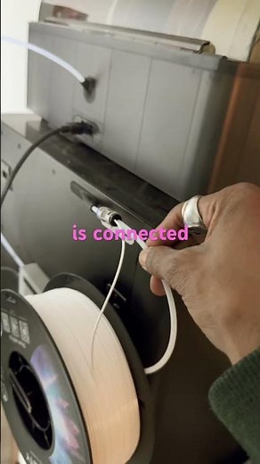 PRINTING TPU using external filament . Th#bambulab #bambulabp1s #externalsfilament #3dprinting #TPU