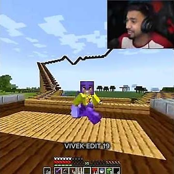 Building Roller Coaster in Minecraft like Techno Gamer 🎢#minecraft #technogamerz #thomasshelby