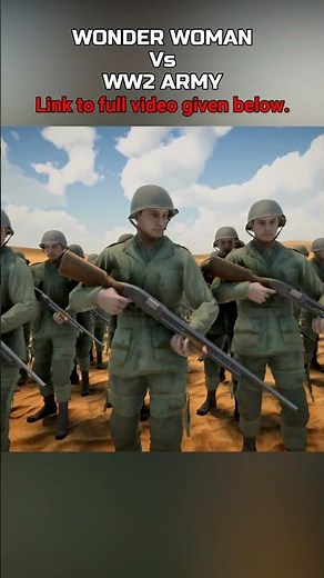 WONDER WOMAN VS WW2 US ARMY | Ultimate Epic Battle Simulator 2 | UEBS 2