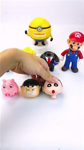 Satisfying Unboxing with Minions Choose Head Mario Bros toy ASMR Video #minions #mario