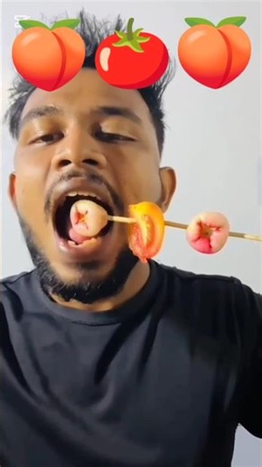 ASMR jambu Tomatoes jambu fruit Mukbang 🍑🍅🍑#asmr #food #shorts #asmreating #mukbang