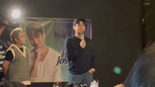 WATCH: "Pinoy Big Brother: Celebrity Collab Edition" alum River Joseph delighted fans as he arrived at the meet-and-greet event in support of the star. | via Anna Cerezo, ABS-CBN News | ABS-CBN News