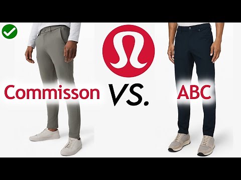 Lululemon Commission Pant VS. ABC Pant (Review)