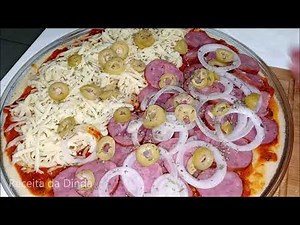 Pizza de Microondas Pronta em 10 minutos