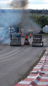 14K views · 542 reactions | Nasty Hood Stacked International vs Peterbilt bobtail racing uphill #semiracing #diesel #fyp | BUILT Diesel MAFIA | Facebook