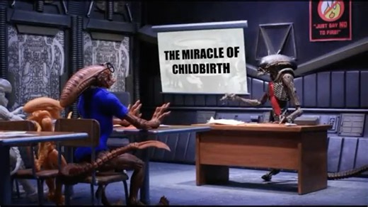 The Miracle of Childbirth Robot Chicken | Sigourney Weaver Fanspage