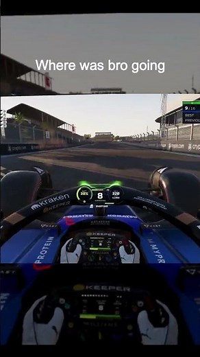 F1 25 Where was bro going #gameplay #f1 #shorts #subscribe