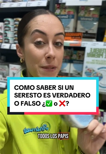 SERESTO ¿✅ o ❌? Mucho cuidado cuando compráis su collar antiparasitario Seresto. Debéis saber ciertos detalles que os ayudarán a saber si es verdadero o falso 🙌🏽 Pero si queréis aseguraros, acudid siempre a una tienda o clínica especializada. 💚 Nosotros ya lo tenemos disponible en Tiktok Shop y os lo dejamos en el vídeo anclado 🥰 #mascotas #tiendaparamascotas #parla #tiendadeanimales #perro #tip #consejos #seresto #antiparasitario #perros #gatos
