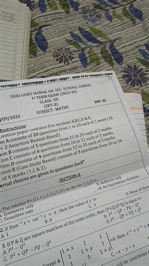 💪🪄Maths sample paper ##✨##Practise #boards exam