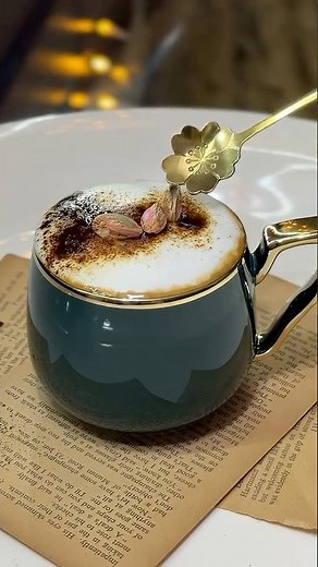 Fluffy Dalgona Coffee #coffee #asmr #icedcoffee #coffeelovers #cafe