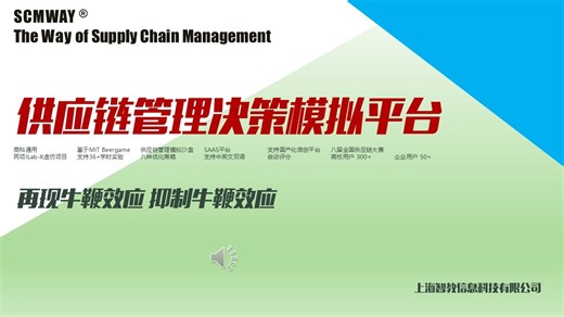 软件操作演示 | 啤酒游戏优化版软件 供应链管理决策模拟平台 SCMWAY