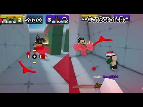 Pretending To Be A Noob In Roblox Rivals W/ Isaac and CatScratch